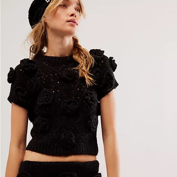 Tach Clothing Polina Crochet Knit Top - Picture 9 of 13